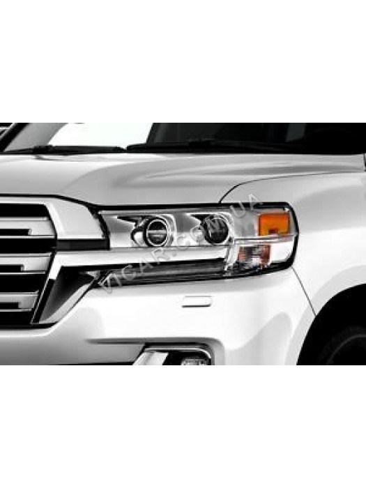 Передние фары рестайлинг Land Cruiser 200